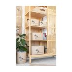 Daders Home Jüt Dolap Içi Çamaşır Çocuk Odası Oyuncak Düzenleyici Katlanır Saklama Sepeti Organizer 24X17X15 - 1 kg