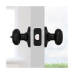 Daders Home Koyu Iç Gizlilik Kapı Tokmağı, Kilitli Kapı Kolu, Banyo ve Yatak Odası Için Kapı Kolu, Mat Siyah Anahtarsız Dönüş Kilidi Kapı Tokmağı - 001-Renkli - Option-1