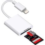 Daders Home Lightning Girişli 11 12 13 14 Uyumlu Kart Okuyucu Sd Kart Adaptörü Tf Kart Okuyucu Disk Adaptörü Mobil Kart Okuyucu Hızlı Aksesuarları Bağlayın - (S101 - Lightning) - Option-1