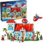 Daders Home Lilo ve Stiç Plaj Evi 43268-9 Yaş Üzeri Prenses Seven Kız ve Erkek Çocuklar Için 6 Odası ve Çatı Gözlemevi Olan Uzay Gemisi ve 5 Minifigür Içeren Yaratıcı Oyuncak Yapım Seti (834 Parça) - Option-1