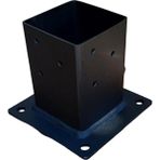 Daders Home Montaj Ayağı 8X8CM Ahşap Bahçe Ev Kamelya Pergola Demir Bağlantı Çardak Bungalov Kolon Payanda Tente Branda Çadır Tütücu Çit Teras - Option-1