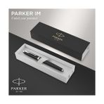 Daders Home Parker Im Dolma Kalem | Krom Süslü Mat Siyah | Mavi Mürekkepli Orta Uç | Hediye Kutusu - -- - Option-1
