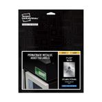 Daders Home Permatrack Lazer Yazıcılar Için Metalik Varlık Etiket Etiketleri, 3-3/4 Inç x 2 Inç, 64 Etiket (61520) - -- - Option-1
