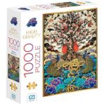 Daders Home Sakura 1000 Parça 2,2mm Kalınlık 48X68CM Profesyonel Hobi Puzzle Yapboz Serisi - 01-Mavi