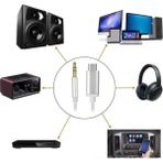 Daders Home Tak Çalıştır Type C Aux Ses Kablosu Pd Aux Çevirici Cep Telefonları Tabletler Araba Teypleri Speaker Hoparlör Bilgisayar Mac Bütün Type C Ses Çıkışlı Cihzlara Uyumlu ve Tak ve Direk Kullan !!! 030