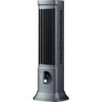 Daders Home USB Şarjlı Sessiz Kule Tipi Masaüstü Mini Fan 3 Kademe Ofis Tipi Soğutucu Kule Fanı - 001-Siyah
