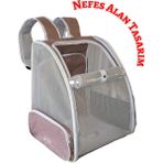 Dadumla Pettybag Seyahat Çantası - Pembe - Kahverengi