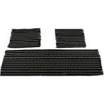 Daewoo Rezzo Serme Kilim Minder 3lü Siyah Beyaz Fs - Siyah - Beyaz