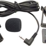 Dafalip Mikrofon Mikrofon 2.5mm Pioneer DMH-1500NEX, MVH1400NEX, AVH-1400NEX, AVH-2400NEX, AVH-2500NEX, AVH-W4500NEX, AVH-W4400NEX, AVH-220EX, MVH-300EX In-Dash DVD/CD Araç Stereo Alıcısı için Uyumlu