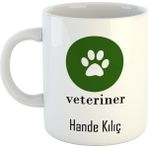 Dafhi Meslek Veteriner Kişiye Özel İsimli Kupa