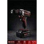 DAFLONG DARBELİ Matkap 21 V 2ah Li-İON Çift Metal Şanzuman Çift Akülü Şarjlı Matkap 84 Parça Set Hediyeli