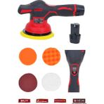 Daflong DFL-77 Çift Akülü Orbital Pasta Cila Polisaj Makinesi 3200 W Dijital Devir Ayarı