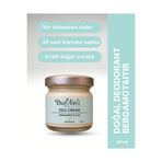 DAFNELİ %100 Doğal Krem Deodorant, Ter koku önleyici, Hassas Ciltler İçin Uygun, Ferah, 40 ml