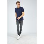 Dafron Classic Polo Yaka Pike Lacivert Erkek T-shirt