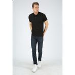 Dafron Classic Polo Yaka Pike Siyah Erkek T-shirt