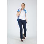 Dafron Kadın Kamp Polo T-Shirt - Beyaz - Saks