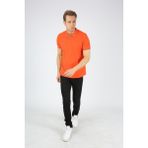 Dafron Sport Polo Çizgili Yaka Turuncu Erkek T-shirt