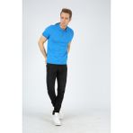 Dafron Süprem Polo Yaka Saks Erkek T-shirt