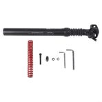 Dağ Yol Bisikleti için Alüminyum Alaşımlı Şok Emici Seatpost, Ayarlanabilir Rebound Yaylı 350mm Süspansiyon Sele Direği, 25.4-34.9mm (30.4mm)
