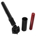 Dağ Yol Bisikleti için Alüminyum Alaşımlı Şok Emici Seatpost, Ayarlanabilir Ribaund Yaylı 350mm Süspansiyon Sele Direği, 25.4-34.9mm (Shim'den 34,9 mm)