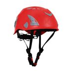 Dağcı Tırmanma Bareti Kırmızı Renk Baş Koruyucu Kask Ce En12492 Sertifikalı 51-62 Cm Ayarlanabilir