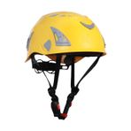 Dağcı Tırmanma Bareti Sarı Renk Baş Koruyucu Kask Ce En12492 Sertifikalı 51-62 Cm Ayarlanabilir