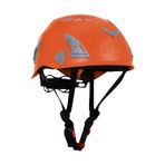 Dağcı Tırmanma Bareti Turuncu Renk Baş Koruyucu Kask CE En12492 Sertifikalı 51-62 cm Ayarlanabilir