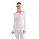 Dagi 502Kt Kadın Termal Uzun Kol Üst, Örme, Ekru, 2XL