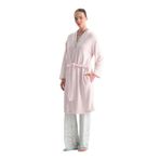 Dagi Açık Pembe Uzun Kollu Şönil Sabahlık, S-M, 25WW11482BB, Açık Pembe, kadın