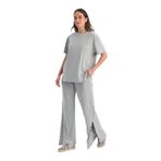 Dagi Ada Çayı Bol Paça Rib Modal Pantolon, M, 26SW15468BB, Ada Çayı, Kadın