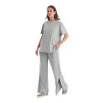 Dagi Ada Çayı Bol Paça Rib Modal Pantolon, S, 26SW15468BB, Ada Çayı, Kadın