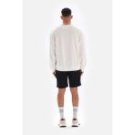 Dagi Beyaz Erkek Tenis Baskili Sweatshirt - XL