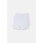 Dagi Erkek %100 Pamuklu 2'li Paket Boxer - Beyaz - 4XL