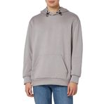 Dagi Erkek Kapüşonlu Uzun Kollu Sweatshirt, Modal, Örme, Gri, M