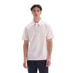 Dagi Erkek T-Shirt, Dokuma, Pembe, 2XL