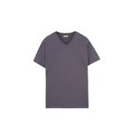 Dagi Erkek T-Shirt, Örme, Antrasit, S