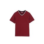 Dagi Erkek T-Shirt, Örme, Bordo, S