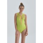 Dagi Fıstık Yeşili Halter Yaka Mayo - 36