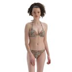 Dagi Kadın 2 cm Bikini Alt, Örme, Kiremit / Turkuaz, 40