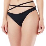 Dagi Kadın 2 cm Bikini Alt, Örme, Siyah, 40
