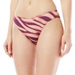 Dagi Kadın 4 cm Bikini Alt, Örme, Bordo / Ten, 38