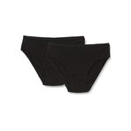 Dagi Kadın 5127Kc 2'li Modal Brief Külot, Örme, Siyah, 2XL