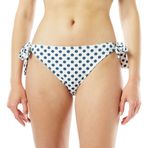 Dagi Kadın Bağcıklı Bikini Alt, Örme, Marin, 40