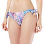 Dagi Kadın Bağcıklı Bikini Alt, Örme, Pembe/ Mavi, 40