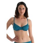 Dagi Kadın Balenli Bikini Üst, Örme, Petrol Mavi, 38