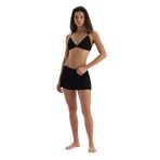 Dagi Kadın Basic Yanı Şerit Dantel Detaylı Şort, Modal, Örme, Siyah, XL