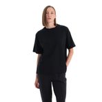 Dagi Kadın Bisiklet Yaka Spor T-Shirt, Siyah, M Beden