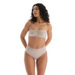 Dagi Kadın Brazilian Bikini Alt, Örme, Bej, 36