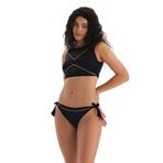 Dagi Kadın Halter Yaka Bikini Üst, Örme, Siyah, 36