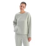 Dagi Kadın Kapitone Pijama Üstü, Örme, Açık Gri, L